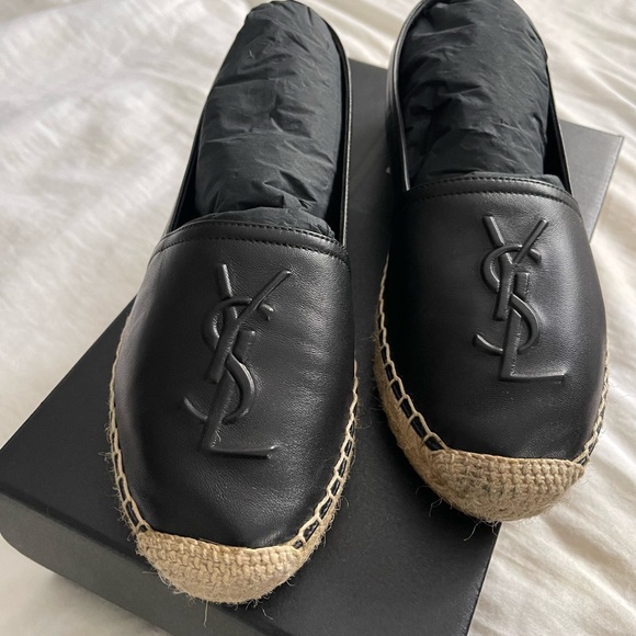 Saint Laurent Logo Espadrille Flat - Picture 8 of 8